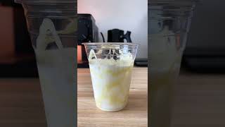 How to make an iced white chocolate mocha 🍫 ☕ recipes specialitycoffee cocktails [upl. by Hobard447]