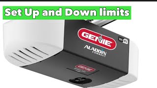 Set Up amp Down limits on Genie garage door opener [upl. by Leihcim]