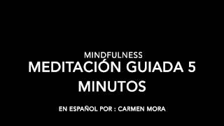 MEDITACION GUIADA 5 MIN MINDFULNESS ESPAÑOL [upl. by Anipsed]