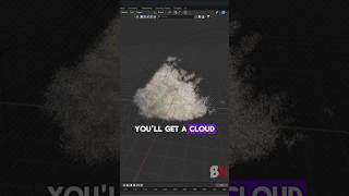 How to Make Clouds in Blender shorts blender 3d [upl. by Dnomaid652]