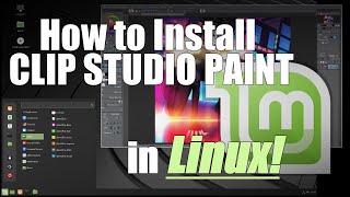 How to install Clip Studio Paint on Linux [upl. by Sulakcin]