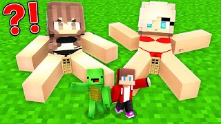 Whats inside Mikey and JJs Girls  Maizen Minecraft [upl. by Noived997]