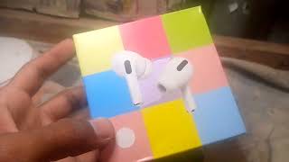 Airbuds pro color copy unboxing video  airpods pro color clone unboxing video [upl. by Wira249]