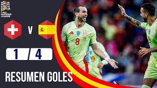 Suiza  España  14  Resumen  Liga de Naciones 202425 [upl. by Moyer878]