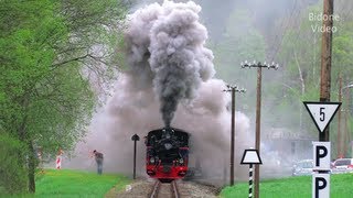 Dampfloks im Erzgebirge  Steam Trains  Preßnitztalbahn  Züge [upl. by Farrah991]