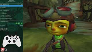 Psychonauts All Achievements Speedrun in 33847 World Record  peachlove [upl. by Annirac654]