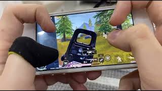 iPhone 5S PUBG Mobile 4 FINGER HANDCAM GAMEPLAY 🔥NEW UPDATE [upl. by Brnaby877]