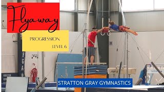 How to do a flyaway on high bar My flyaway progression 2020 [upl. by Kahcztiy]