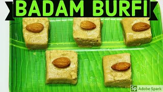 Thinai Badam Barfi  Millet Badam Burfi  Diwali Snacks [upl. by Ranice2]