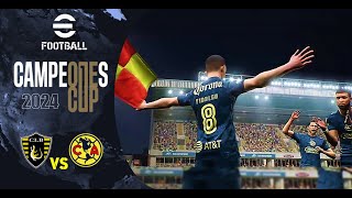 Columbus Crew🇺🇸🏆🇲🇽Club América  Campeones Cup gameplay efootball [upl. by Signe741]