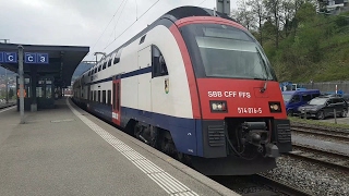 SBB DTZ Durchfahrt in Uzwil [upl. by Aliac]