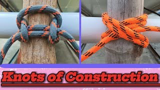 tie these knots for construction how rope [upl. by Ardnala502]