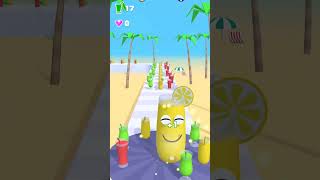 JUICE BoTTLE RUN game OFFLINE 🔥 ANDROID phone gameplay 🔥 FUNNY All games🔥 shorts [upl. by Oivat]