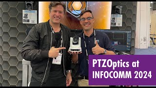 Overview of PTZOptics Hive and the Move SE AutoTracking Camera  InfoComm 2024 [upl. by Onafets249]