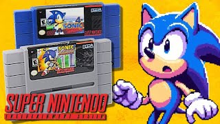 Sonic 2 y Sonic 4 Los CARTUCHOS PIRATAS que llegaron a la Super Nintendo en los 90s [upl. by Rosita]