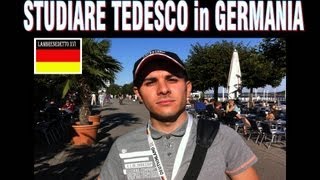 STUDIARE TEDESCO in GERMANIA  parla uno studente ad Amburgo [upl. by Adiasteb856]