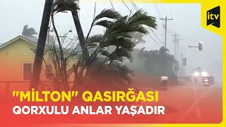 quotMiltonquot qasırğası Florida ştatının Matlaça şəhərinə yaxınlaşır [upl. by Sinnod]