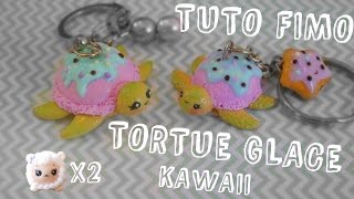 TUTO FIMO  TORTUE GLACE KAWAII [upl. by Way392]