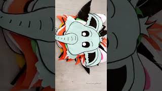 Animals Face Mask  Animal Paper Face Mask  Paper Mask Animals  School Craft  shorts [upl. by Norrab]