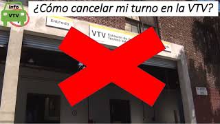 ¿Cómo cancelar mi turno en VTV en provincia de Buenos Aires [upl. by Ardnas]