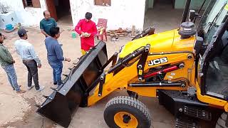 New JCB 3dx Xpert Backhoe Loader Purchased Delivery with Pooja Diwali Special jcb jcbvideo [upl. by Atirys703]