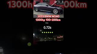 2023 BMW M240 1300hp 100200km dragy gps performance box [upl. by Alrats159]