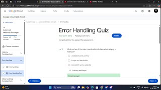 Error Handling Quiz  Arcade [upl. by Verney786]