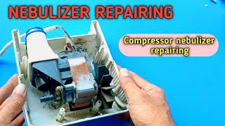 Nebulizer repairCompressor nebulizer repairHow to repair nebulizer machineHi power electric works [upl. by Hengel294]