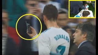 CRISTIANO RONALDO Pide El Movil Al Medico Para Ver Su Herida ◉ CR7 INJURED ◉ [upl. by Rivi586]