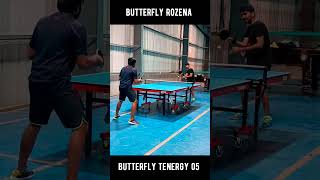 Butterfly Tenergy 05 Vs Butterfly Rozena 🏓🏓🏓🏓 [upl. by Ahsar]