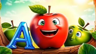 A for apple  अ से अनार  abcd  phonics song  a for apple b for ball c for cat  abcd song  abcde [upl. by Zetrok]