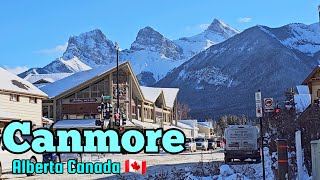 Canmore Alberta Canada  Canmore in winter canada alberta canmore [upl. by Nylanna594]