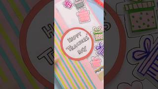 Teachers Day DIY Card🤩💕✨️ teachersday diy shorts  Riyas Amazing World [upl. by Silin]