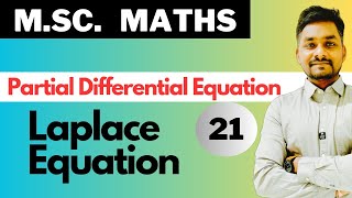 Laplace Partial Differential Equation in PDE For  Msc  Mathematics By  Krishna Singh ✍️✍️ [upl. by Gnous]