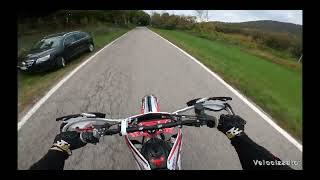 Crf 450r Motard Stage 2 RAW SOUND [upl. by Terena57]