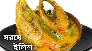 সরষে ইলিশ এইভাবে বানালে স্বাদ হবে সবথেকে বেশি। Sorse ilish recipe bengali style  Bengali fish curry [upl. by Loriner861]