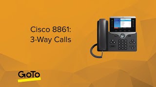 Cisco 8861 3Way Calls [upl. by Niwhsa]