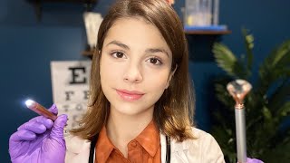 ASMR FASTEST ⚡️ Orbital Medical Eye Exam Peripheral Vision Tests Intense Light Triggers [upl. by Gudrin]