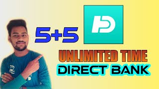 New Earning App  55 Unlimited Cash Direct Bank🤑 [upl. by Nayrbo]