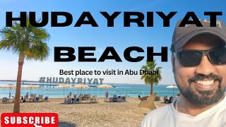 Hudayriat beach Abu Dhabi Al Hudayriyat Island beach UAE beach realandreelswithedison [upl. by Earej]