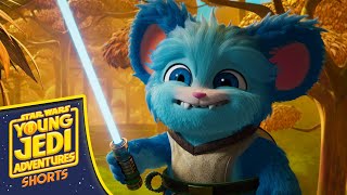 Star Wars Young Jedi Adventures  Nubs amp the Flower Fiasco  Short 4disneyjr x StarWarsKids​ [upl. by Ahselef]