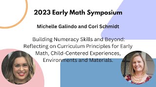 Building Numeracy Skills and Beyond Reflecting on Curriculum Principles for Early Math [upl. by Cariotta]