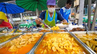 1 Curry Dinner Night Market STREET FOOD Tour  Trang ตรัง Thailand [upl. by Erasmus56]