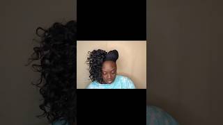 Easy 2 Ponytail Head Wrap Style [upl. by Aevin]