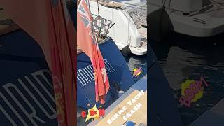 24 Million Sail Yacht Crash drumbeat 53msailyacht ketchrigged monaco harbour luxury yachts [upl. by Waverly]