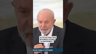 Lula diz que cavalo salvo no RS merece descanso “Que ninguém monte” [upl. by Avalsorim]