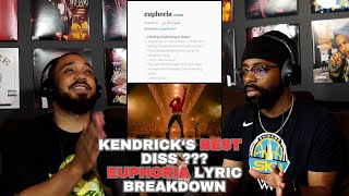 Kendricks BEST diss  Euphoria Lyric Breakdown  DeCypherEd [upl. by Ilyah352]