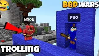 TROLLING in NETHERGAMES BEDWARS 😂 [upl. by Tal272]