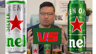 Heineken Silver vs Heineken Original  Honest Review [upl. by Orgell]