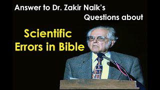 A Christian Missionary Dr William Chambell Answers Dr Zakir Naik Questions About Bible [upl. by Keir]